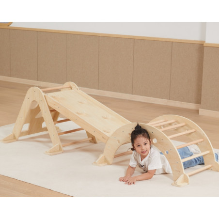 VIGA Wooden Montessori Natural Rocker