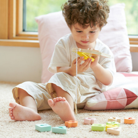 CLASSIC WORLD Mediniai pynimo blokai raktams ir durims sriegti MONTESSORI 11 vnt. CLASSIC WORLD Mediniai pynimo blokai raktams ir durims sriegti MONTESSORI 11 vnt.