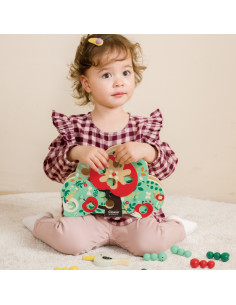 CLASSIC WORLD Magnetinis arkadinis žaidimas Pagauk kirminą 16 vnt. 2