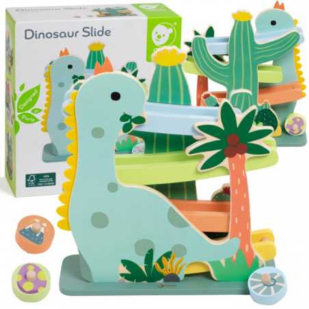 CLASSIC WORLD Spalvinga čiuožykla Dinozaurų takelis 5 vnt. CLASSIC WORLD Spalvinga čiuožykla Dinozaurų takelis 5 vnt.