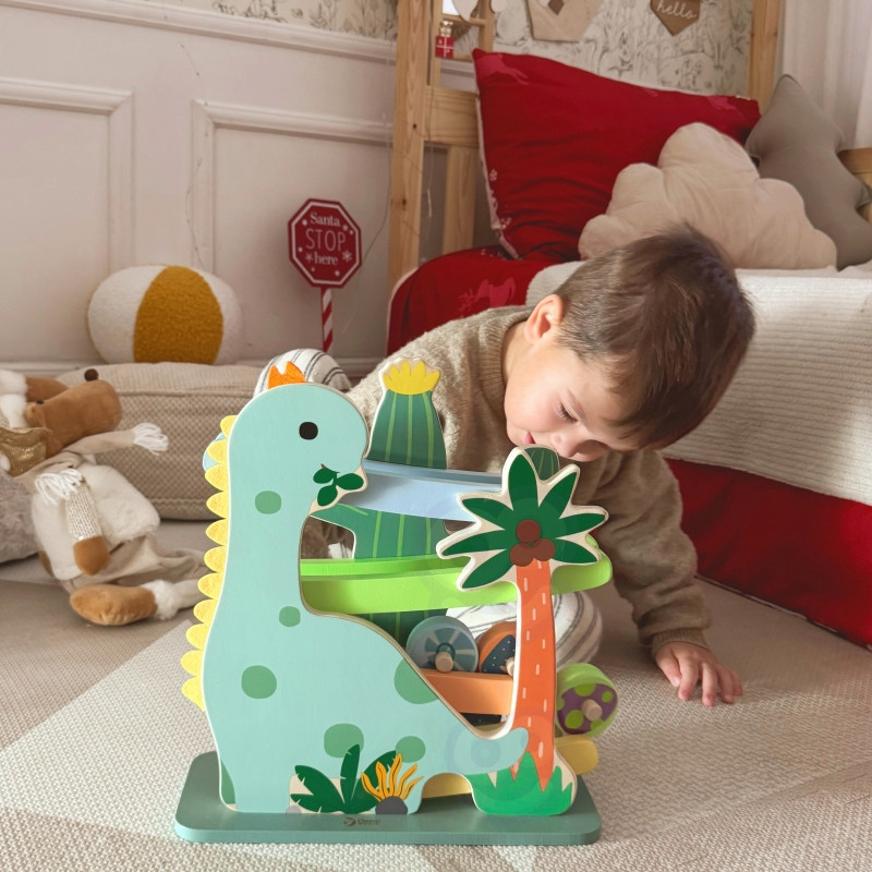 CLASSIC WORLD Spalvinga čiuožykla Dinozaurų takelis 5 vnt.