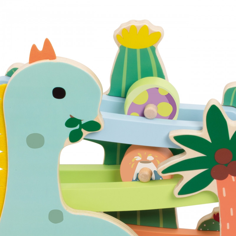 CLASSIC WORLD Spalvinga čiuožykla Dinozaurų takelis 5 vnt.