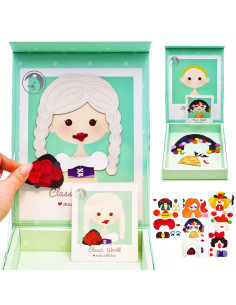 CLASSIC WORLD Princesės magnetinė dėlionė 44 vnt.