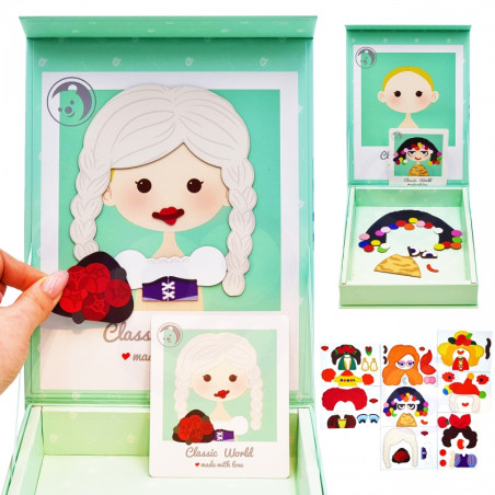 CLASSIC WORLD Princesės magnetinė dėlionė 44 vnt. CLASSIC WORLD Princesės magnetinė dėlionė 44 vnt.