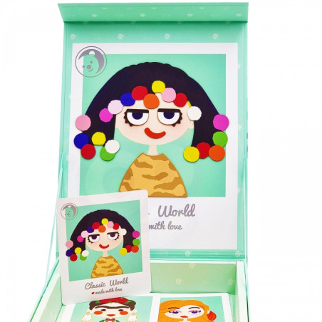 CLASSIC WORLD Princesės magnetinė dėlionė 44 vnt.