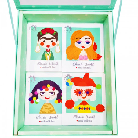 CLASSIC WORLD Princesės magnetinė dėlionė 44 vnt. CLASSIC WORLD Princesės magnetinė dėlionė 44 vnt.