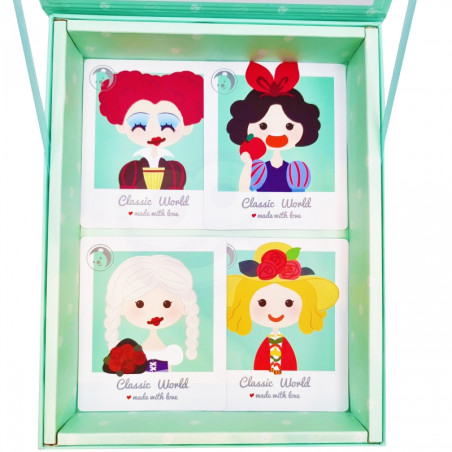 CLASSIC WORLD Princesės magnetinė dėlionė 44 vnt. CLASSIC WORLD Princesės magnetinė dėlionė 44 vnt.
