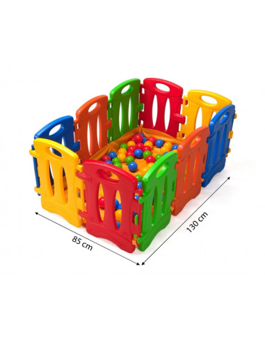 WOOPIE sausas baseino žaidimų aptvaras vaikams, namams, sodui