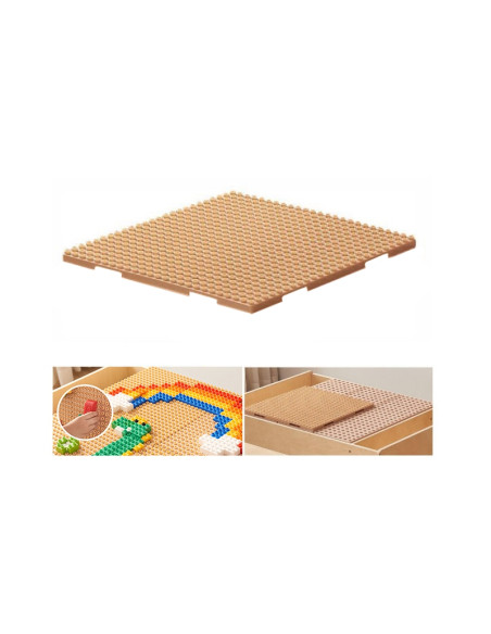 Деревянный обучающий стол MASTERKIDZ + настенные аксессуары STEM + 135 кубиков