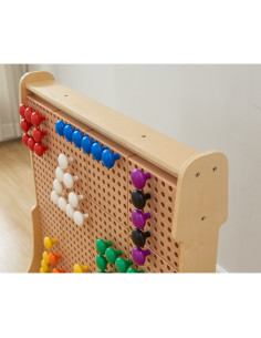 MASTERKIDZ spalvingi dideli kaiščiai STEM lentai, 128 vnt. - 8 spalvos 2