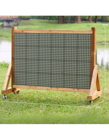 MASTERKIDZ medinė sieninė lenta XXL mokslinė kūrybinė STEM SIENA lauko