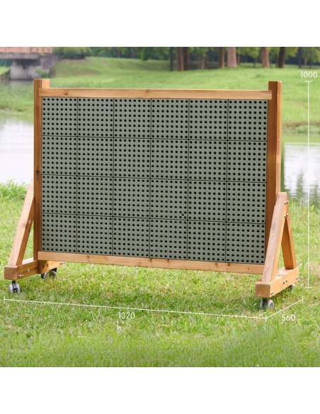 MASTERKIDZ medinė sieninė lenta XXL mokslinė kūrybinė STEM SIENA lauko