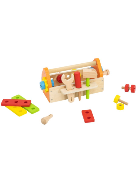 Viga įrankių dėžės medinis rinkinys