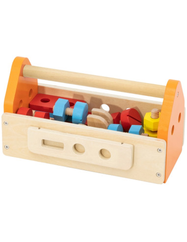 Viga įrankių dėžės medinis rinkinys