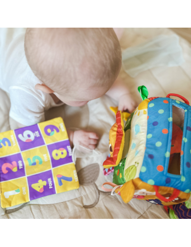 WOOPIE BABY lavinamųjų sensorinių žaislų servetėlių dėžutė