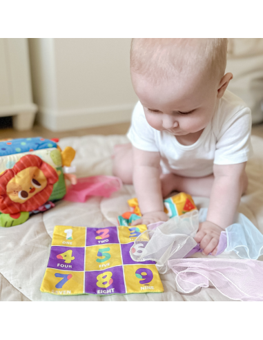 WOOPIE BABY lavinamųjų sensorinių žaislų servetėlių dėžutė