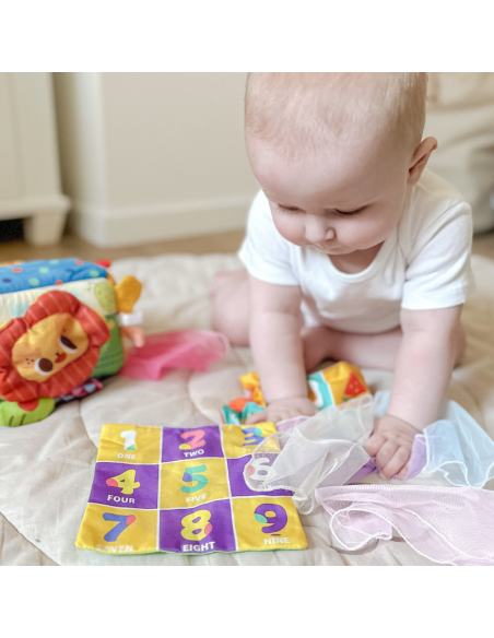 WOOPIE BABY lavinamųjų sensorinių žaislų servetėlių dėžutė