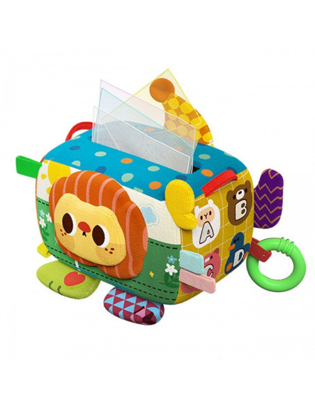 WOOPIE BABY lavinamųjų sensorinių žaislų servetėlių dėžutė