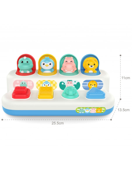 WOOPIE BABY развивающая игрушка-раскладушка "Животные"