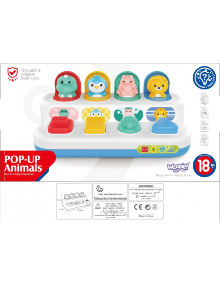 WOOPIE BABY lavinamasis žaislas „Iššokantys gyvūnai“ WOOPIE BABY lavinamasis žaislas „Iššokantys gyvūnai“