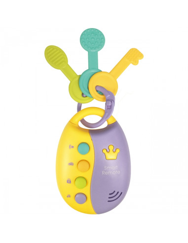 WOOPIE BABY Интерактивные ключи от машины с дистанционным управлением Прорезыватель для зубов 2-в-1