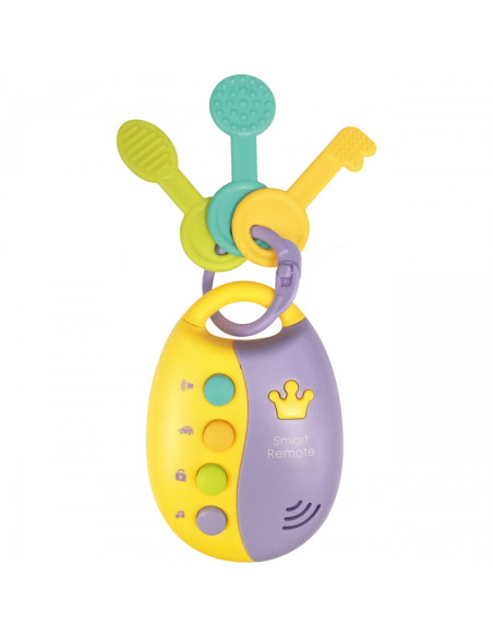 WOOPIE BABY Интерактивные ключи от машины с дистанционным управлением Прорезыватель для зубов 2-в-1