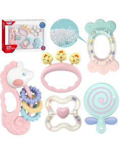 WOOPIE BABY Zestaw Gryzaków Grzechotek Sensorycznych