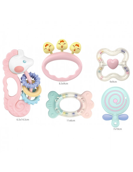 WOOPIE BABY Zestaw Gryzaków Grzechotek Sensorycznych WOOPIE BABY Zestaw Gryzaków Grzechotek Sensorycznych