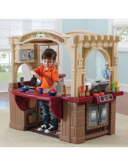 STEP2 Maxi virtuvė su griliu 100 priedų.