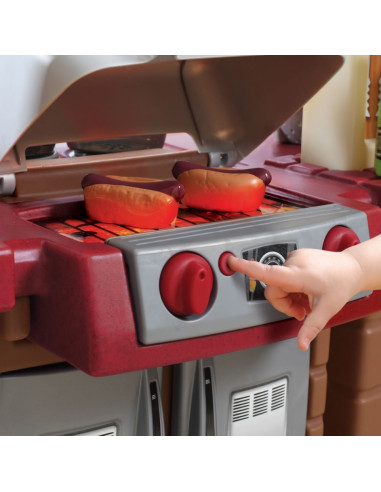 STEP2 Maxi virtuvė su griliu 100 priedų.