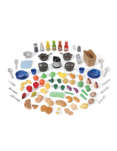 STEP2 Maxi virtuvė su griliu 100 priedų.