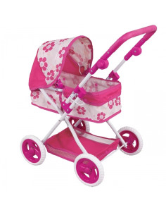 WOOPIE ROYAL lėlių vežimėlis su reguliuojama rankena