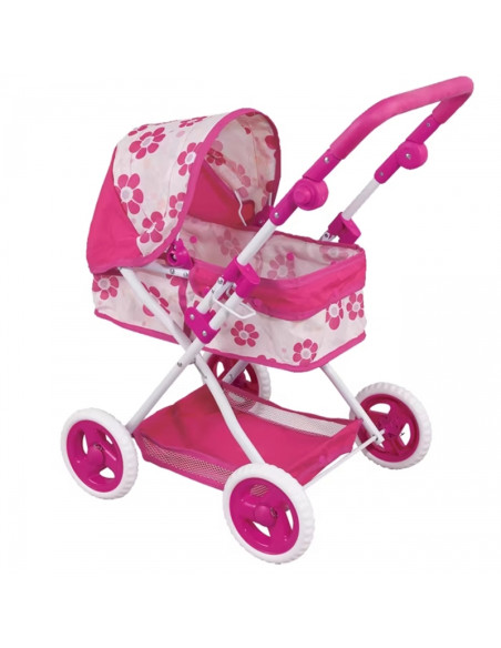 WOOPIE ROYAL lėlių vežimėlis su reguliuojama rankena