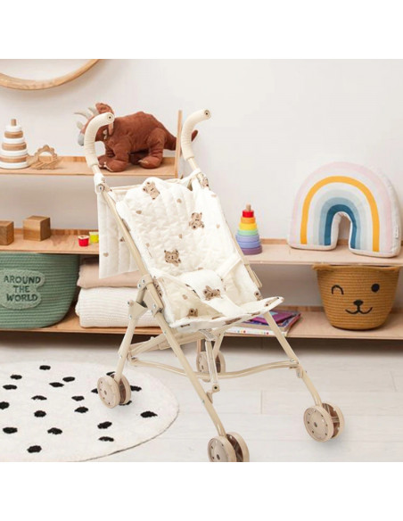 WOOPIE lėlių vežimėlis su meškiukais