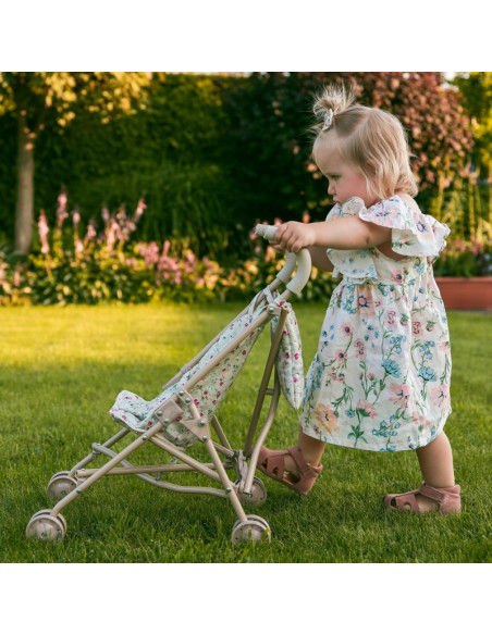 WOOPIE ROYAL vežimėlis su gėlytėmis