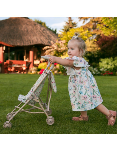 WOOPIE ROYAL vežimėlis su gėlytėmis