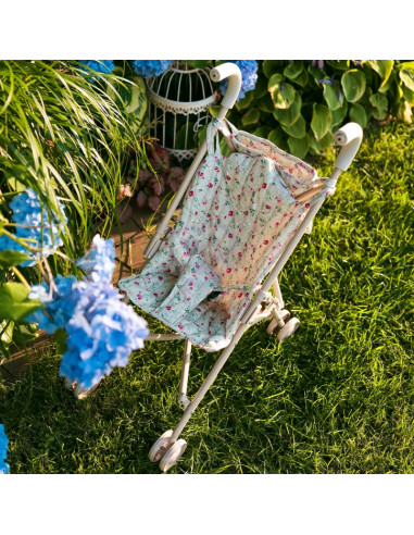 WOOPIE ROYAL vežimėlis su gėlytėmis