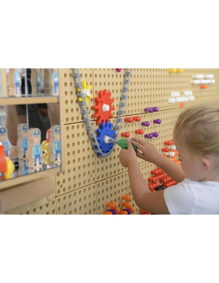 MASTERKIDZ Ręczne Narzędzia 6 Elementów Śrubokręt Klucz - Tablica Naukowo-Edukacyjna STEM MASTERKIDZ Ręczne Narzędzia 6 Elementów Śrubokręt Klucz - Tablica Naukowo-Edukacyjna STEM