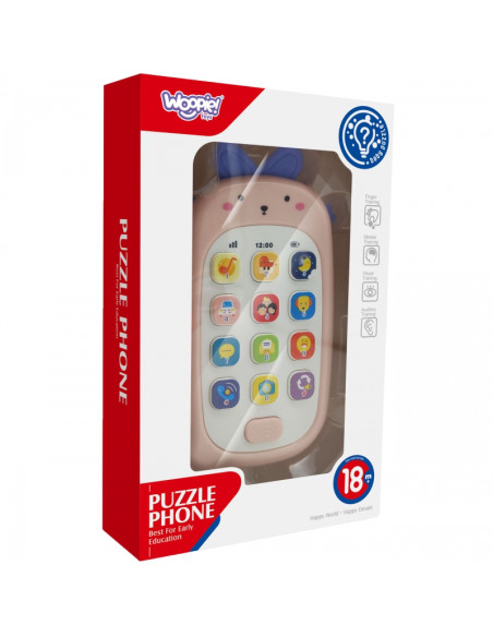 Interaktyvus mobilusis telefonas su garsais WOOPIE BABY Interaktyvus mobilusis telefonas su garsais WOOPIE BABY