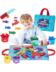 Набор для обучения счёту "Маленький рыбак" WOOPIE, 22 предмета