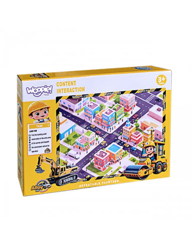 WOOPIE Коврик для рисования водой с принадлежностями