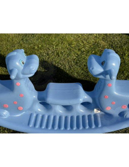 WOOPIE Bujak Wieloosobowy Dino Huśtawka Równoważna Niebieska WOOPIE Bujak Wieloosobowy Dino Huśtawka Równoważna Niebieska
