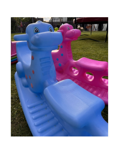 WOOPIE Dino daugiaasmenė supamoji sūpynė, mėlyna