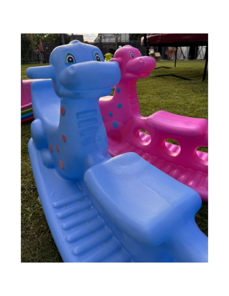 WOOPIE Dino daugiaasmenė supamoji sūpynė, mėlyna