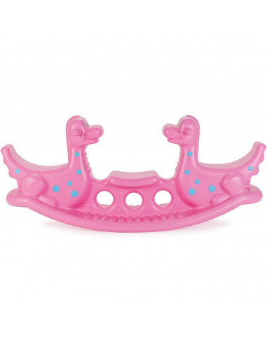 WOOPIE Dino daugiaasmenė supamoji sūpynė, rožinė