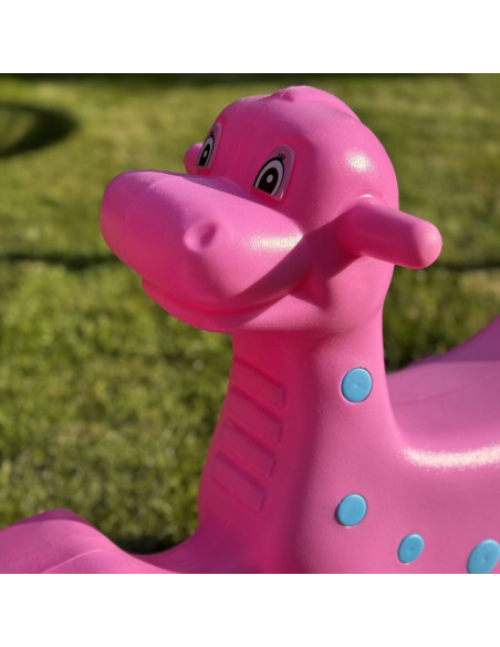 WOOPIE Dino daugiaasmenė supamoji sūpynė, rožinė