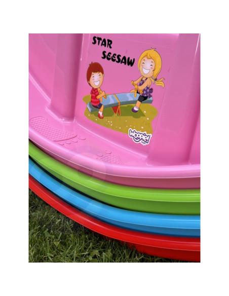 Многоместный качающийся стул WOOPIE STAR Balance Swing, розовый