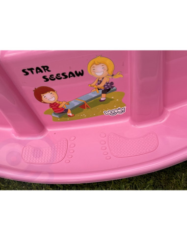 WOOPIE Bujak Wieloosobowy STAR Huśtawka Równoważna Różowa