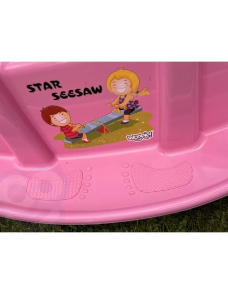 Многоместный качающийся стул WOOPIE STAR Balance Swing, розовый