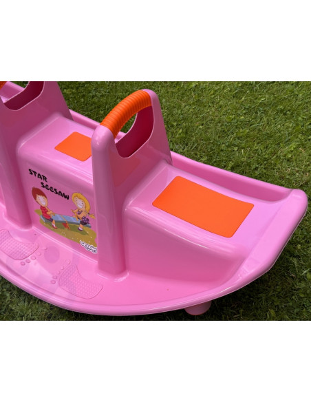 Многоместный качающийся стул WOOPIE STAR Balance Swing, розовый